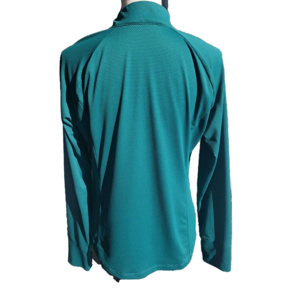Tommy Bahama Women's Golf Pullover Large Green, Textured, Long Sleeve, 1/4 Zip - Picture 4 of 13